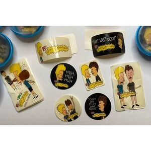 Beavis And Butthead MTV 1993 Lot of 24 Vending Machine Stickers Read Details